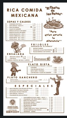 Menu photo 3 El Charco de las Ranas México, D.F., DIF