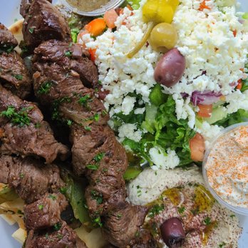 Odeh’s Mediterranean Kitchen - Lamb Tenderloin Kabob, Hummus, Salad - Mediterranean Near Me - High Point, North Carolina Odeh’s Mediterranean Kitchen - Lamb Tenderloin Kabob, Hummus, Salad - Mediterranean Near Me - High Point, North Carolina