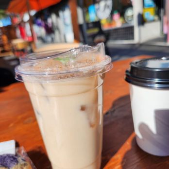 Milpa Kitchen - lavender horchata - Latin American Near Me - Los Angeles, California Milpa Kitchen - lavender horchata - Latin American Near Me - Los Angeles, California