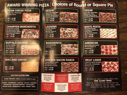 Menu photo 2 Champion Pizza Brooklyn, NY