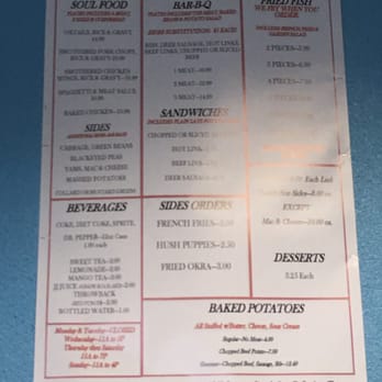 Granny Dee's Kitchen - Menu }:{ - Soul Food Near Me - Spring, Texas