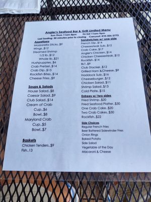 Menu photo 4 Anglers Seafood Bar & Grill Solomons, MD Menu photo 4 Anglers Seafood Bar & Grill Solomons, MD