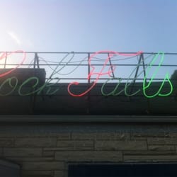 Rock Falls Supper Club - Front sign on a Friday night.
