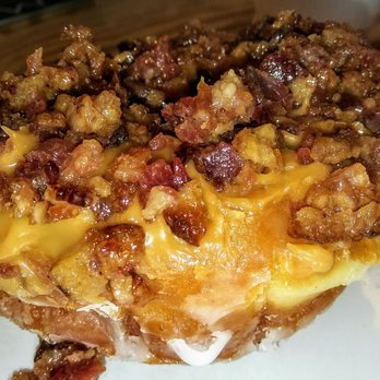 Tommy's - Tommy's maple bacon donut (up close) - Bakeries Near Me - Macon, Georgia Tommy's - Tommy's maple bacon donut (up close) - Bakeries Near Me - Macon, Georgia