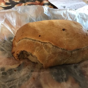 Lehto's Pasties - Sorry I took a bite but as you can tell small but thick - American Near Me - St. Ignace, Michigan Lehto's Pasties - Sorry I took a bite but as you can tell small but thick - American Near Me - St. Ignace, Michigan