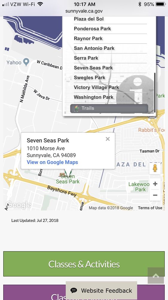 SEVEN SEAS DOG PARK 1010 Morse Ave, Sunnyvale, California Dog Parks