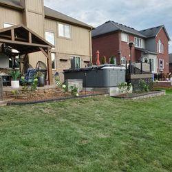 In Syts Landscaping - Amazing backyard make over. What a great chill area. Tiki bar coming next year with fire pit.