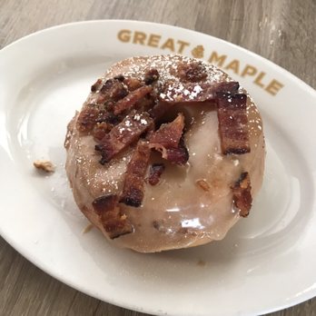 Great Maple - Bacon Maple donut - New American Near Me - Newport Beach, California Great Maple - Bacon Maple donut - New American Near Me - Newport Beach, California