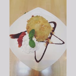 Fried Green Tea Ice Cream