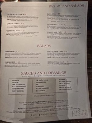 Menu photo 1 Fusion Grill & Bar Katy, TX