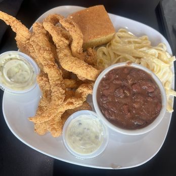 Pit-N-Peel - Fried Fish Plate - Barbeque Near Me - Baton Rouge, Louisiana