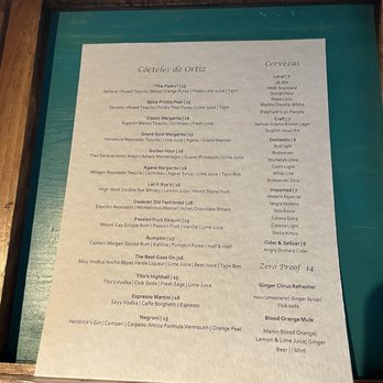 Ortiz Restaurant - Menu - Bakeries Near Me - Santa Fe, New Mexico