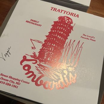 Trattoria Lombardi's - Pizza box - Pizza Near Me - Ocean City, Maryland Trattoria Lombardi's - Pizza box - Pizza Near Me - Ocean City, Maryland