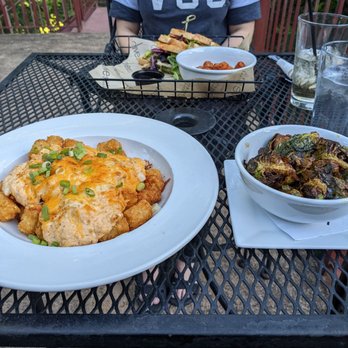 Dive Bar & Grille - Crabby tots with side of brussel sprouts - Breakfast & Brunch Near Me - Savage, Maryland