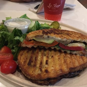 La Tour Cafe - Roasted Veggie Panini. - Cafes Near Me - Honolulu, Hawaii