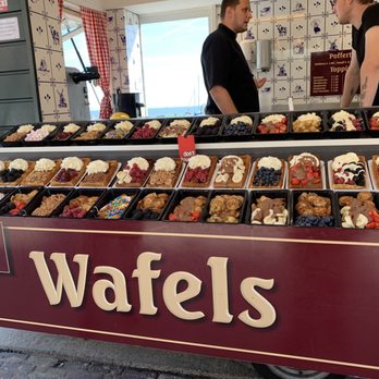 Poffertjes - Dutch Pancakes - Display - Creperies Near Me - Volendam, New Hampshire