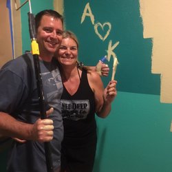 Sherwin-Williams Paint Store - From the awful green to the tan that matches the rest of our house. Again thank you Levi