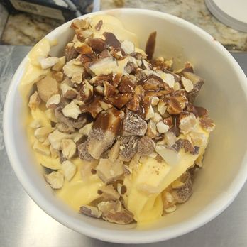 Crazy 4 Yogurt - Banana and chocolate yogurt with toppings - Ice Cream & Frozen Yogurt Near Me - Penn Valley, California Crazy 4 Yogurt - Banana and chocolate yogurt with toppings - Ice Cream & Frozen Yogurt Near Me - Penn Valley, California