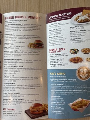 Menu photo 2 Huddle House Odessa, TX