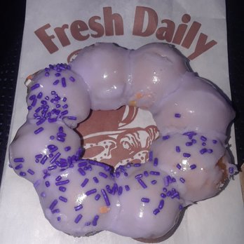 College Coffee & Donuts - Taro Mochi Donut. 4 stars - Donuts Near Me - Bakersfield, California College Coffee & Donuts - Taro Mochi Donut. 4 stars - Donuts Near Me - Bakersfield, California