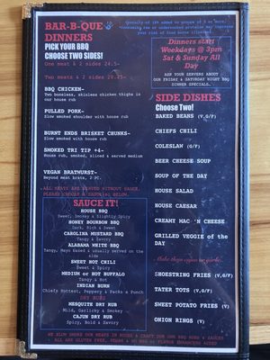 Menu photo 4 Chiefs Brew House Coburg, OR