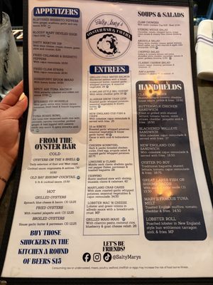 Menu photo 1 Salty Mary's Westlake, OH Menu photo 1 Salty Mary's Westlake, OH
