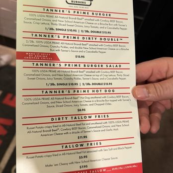 Tanner’s Prime Burgers - Menu - Burgers Near Me - Oceanside, California