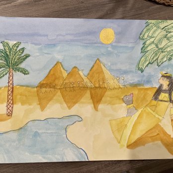 Artventure OC - Cleopatra and her cat - Art Classes Near Me - Aliso Viejo, California Artventure OC - Cleopatra and her cat - Art Classes Near Me - Aliso Viejo, California