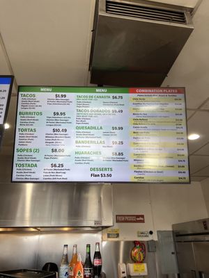 Menu photo 1 Taco's El Rey La Mirada, CA