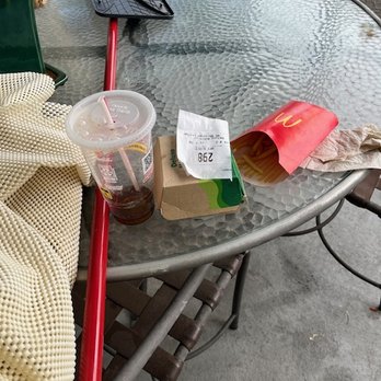 Master Restoration - Trash from eating lunch on my patio - Damage Restoration Near Me - Clearwater, Florida