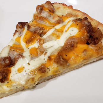 Mema's - Cajun Chicken slice - oddly, cajun in name only, not taste . . . - Pizza Near Me - Commack, New York