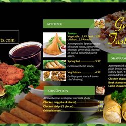 Aalif restaurants - Our new menu