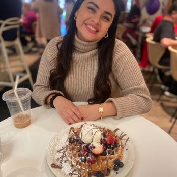 Briarpatch Restaurant - Nutella Waffle with berries and cream. - American Near Me - Winter Park, Florida