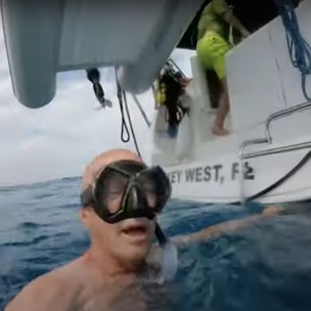 Blown Away Yacht Charters - Returning to the boat after snorkeling - Snorkeling Near Me - Key West, Florida Blown Away Yacht Charters - Returning to the boat after snorkeling - Snorkeling Near Me - Key West, Florida
