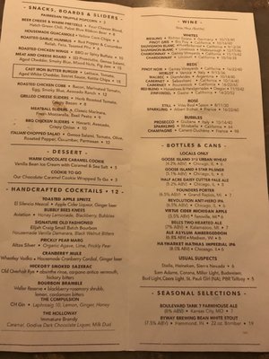 Menu photo 5 Holloways Bar Chicago, IL