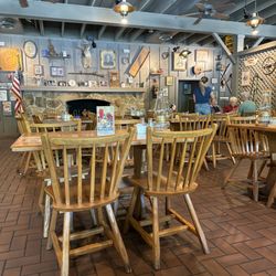 Cracker Barrel Old Country Store - Inside view looking at the Fireplace