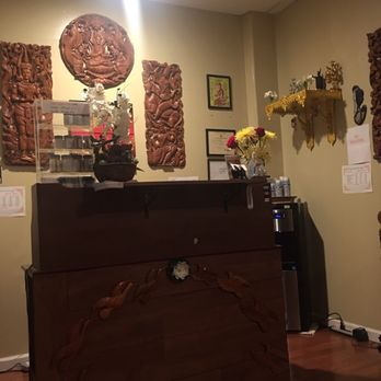 Thai Aloha Massage - Check in at the front desk. Love the wood art. - Massage Near Me - Waipahu, Hawaii Thai Aloha Massage - Check in at the front desk. Love the wood art. - Massage Near Me - Waipahu, Hawaii