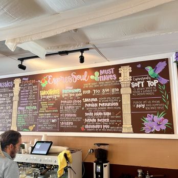 Espressoul Cafe - The beautiful menu - Coffee & Tea Near Me - Tucson, Arizona