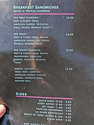 Menu photo 1 Hot Honey Breakfast Eugene, OR