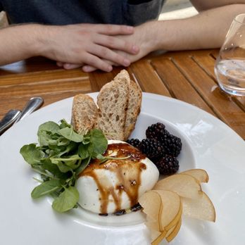 The Roundhouse Hotel - Burrata appetizer - New American Near Me - Beacon, New York
