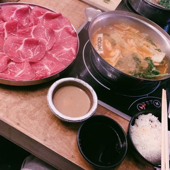 KOKUMI - Kimchi broth and beef steak cut! - Hot Pot Near Me - Arcadia, California KOKUMI - Kimchi broth and beef steak cut! - Hot Pot Near Me - Arcadia, California