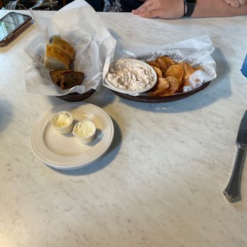 1799 Eatery & Inn - Bread for the table with homemade chips and onion dip! - Venues & Event Spaces Near Me - Camden, New York 1799 Eatery & Inn - Bread for the table with homemade chips and onion dip! - Venues & Event Spaces Near Me - Camden, New York