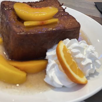 Toast! All Day - Peach Stuffed French toast - Breakfast & Brunch Near Me - Savannah, Georgia