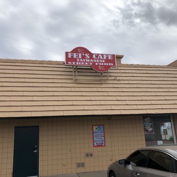 Fei's Cafe - a car parked in front of the building - Taiwanese Near Me - Albuquerque, New Mexico