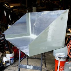 Logan Steel - Front "Scoop" bucket for my Garden Tractor with steel from Logan Steel!  thanks Logan Steel!