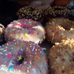 Chocolate Frosted Cake Donut