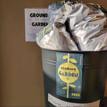 Starbucks - a garbage can with a sign on it - Coffee & Tea Near Me - Lakeville, Minnesota
