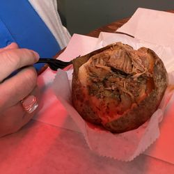 Smokeshow Barbeque - Stuffed Baked Potatoes with Pulled Pork
