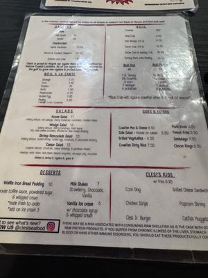 Menu photo 1 Clesi's Restaurant & Catering New Orleans, LA Menu photo 1 Clesi's Restaurant & Catering New Orleans, LA