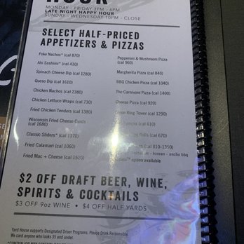 Yard House - Happy hour - Vegetarian Near Me - Gaithersburg, Maryland Yard House - Happy hour - Vegetarian Near Me - Gaithersburg, Maryland